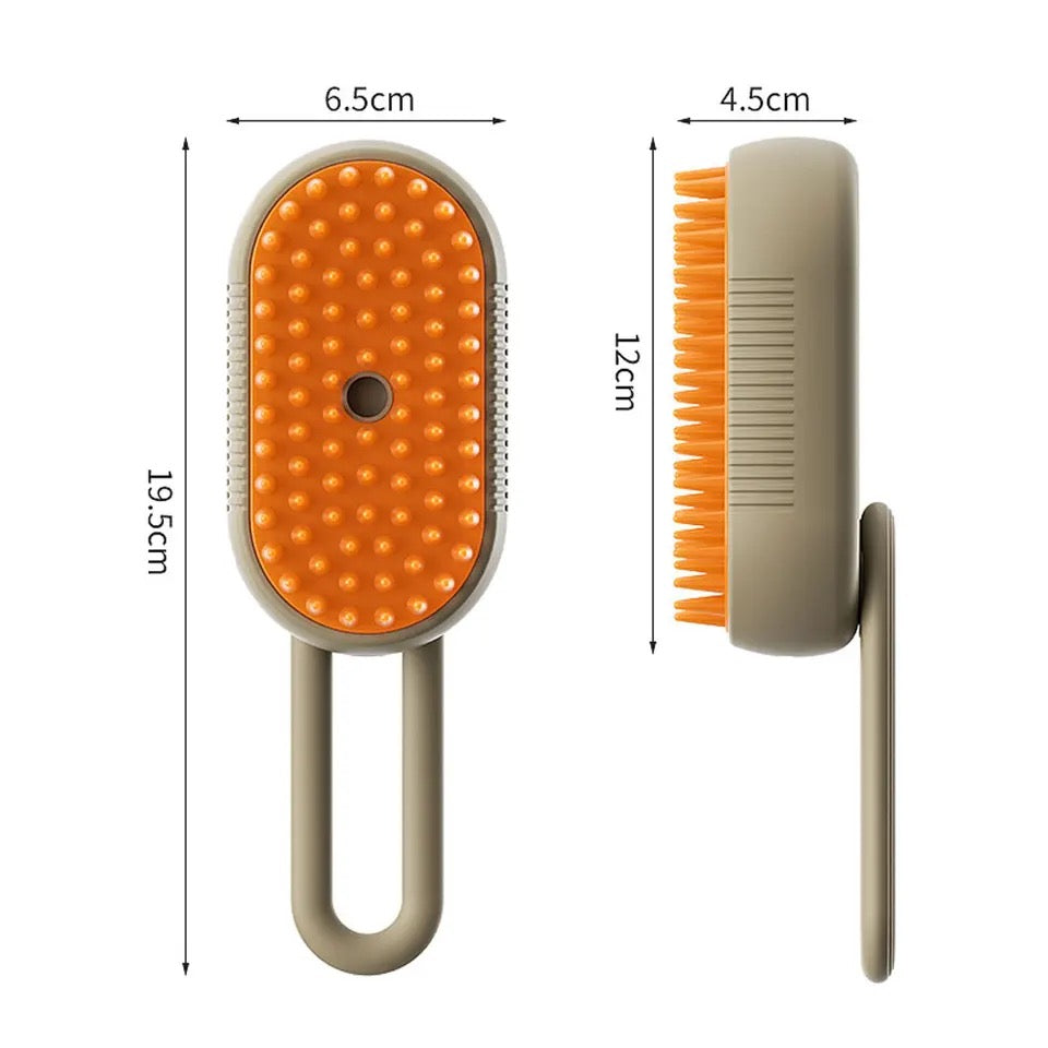 Steam brush-comb